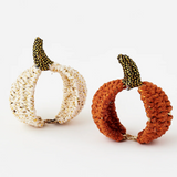 Beaded Pupmkin Napkin Rings