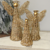 Woven Seagrass Angels