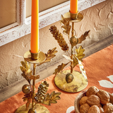 Oak Leaf & Acorn Taper Holder