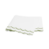 Matouk India Flat King Sheet Green