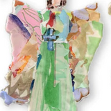 Angel Of Glory Acrylic Ornaments