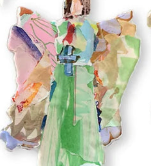 Angel Of Glory Acrylic Ornaments
