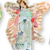 Angel Of Glory Acrylic Ornaments
