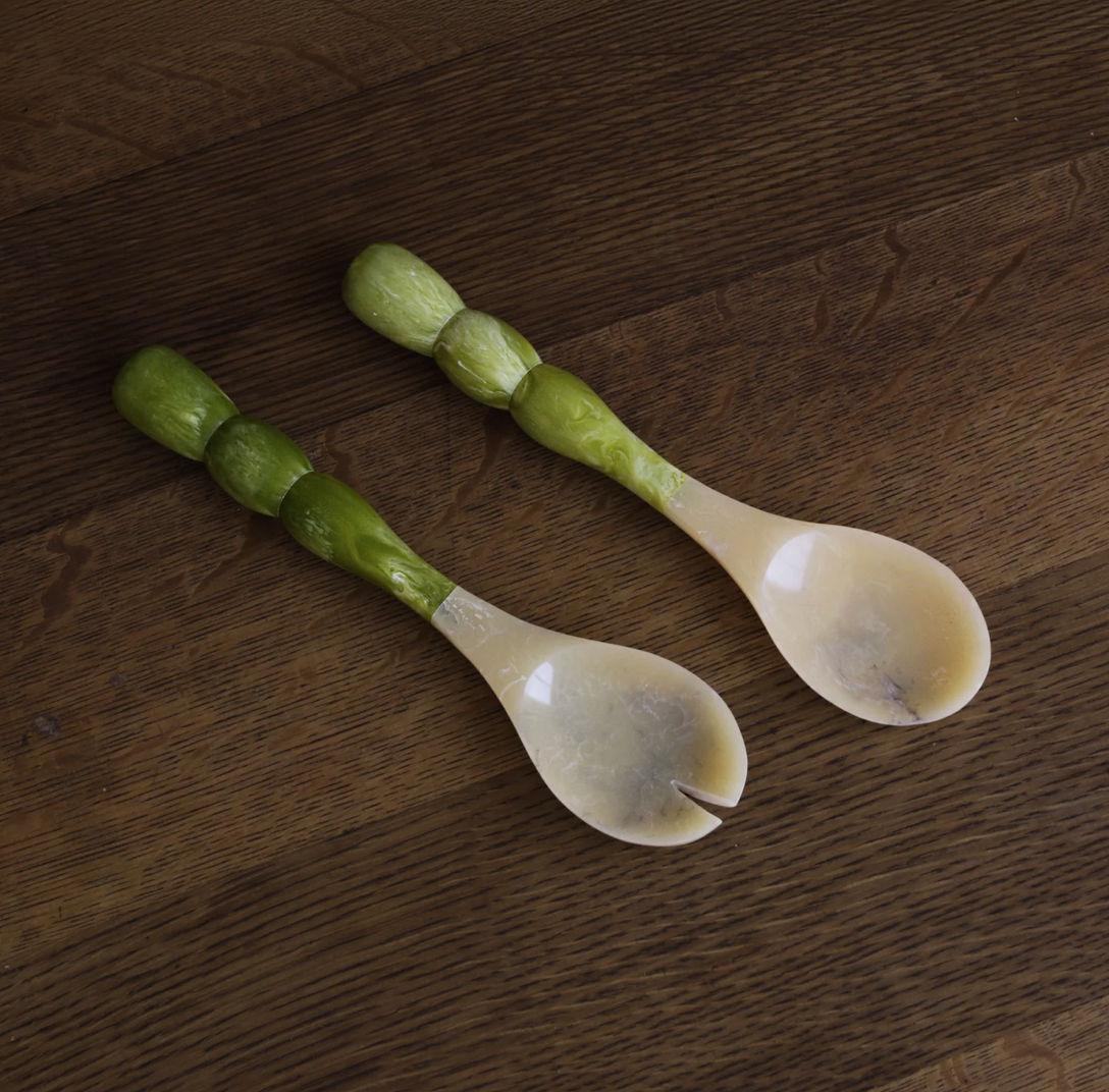 RESIN Rio Bubble Salad Servers