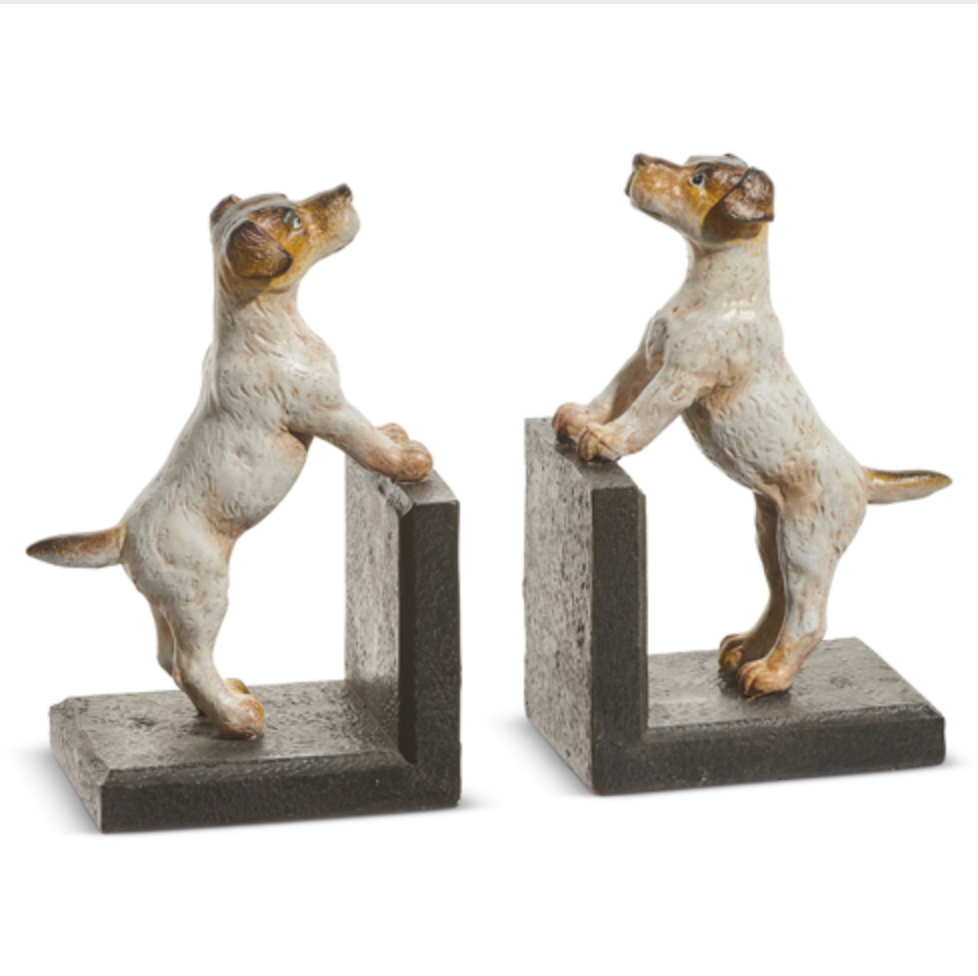 6" Dog Bookends