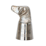 Aluminum & Stainless Dog Head Shot Glass