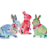Acrylic Bunnies in Color