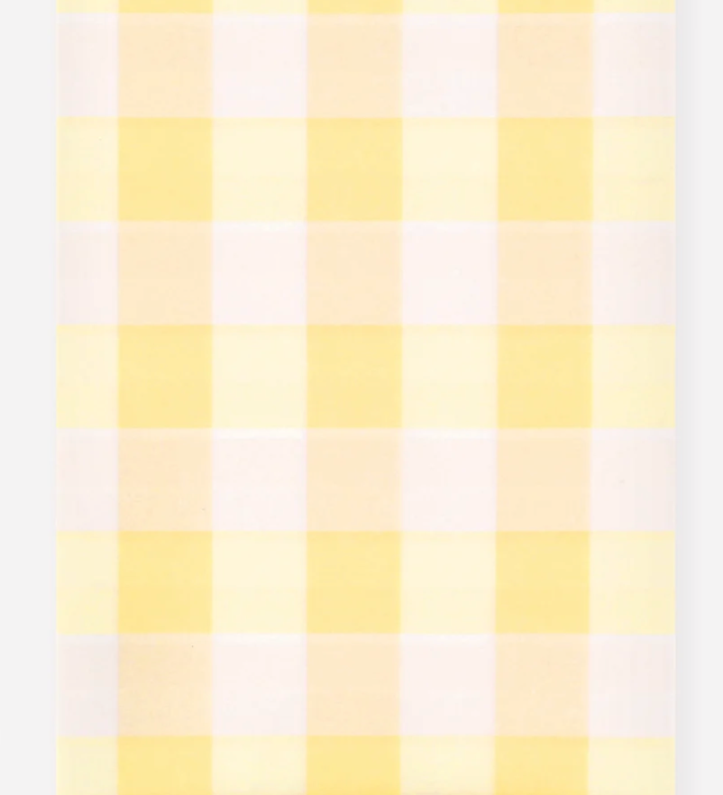 Gingham Paper Tablecloth
