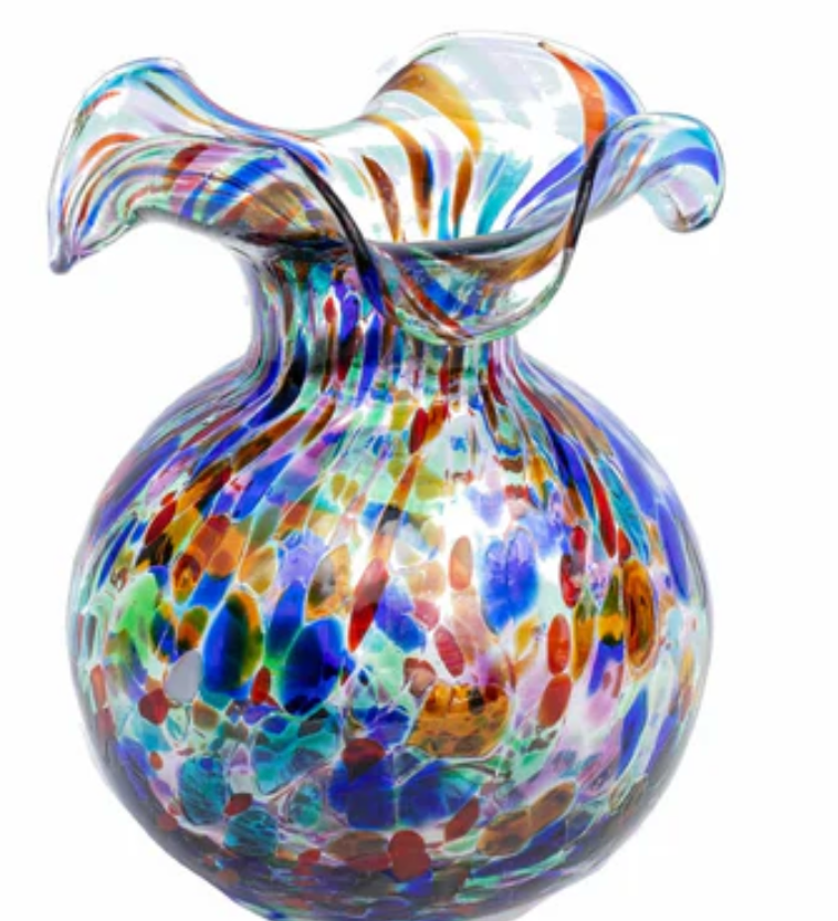Vietri Hibiscus Bud Vase