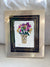 Adleyn Scott Gold Vase Bouquet Framed 10”x12”