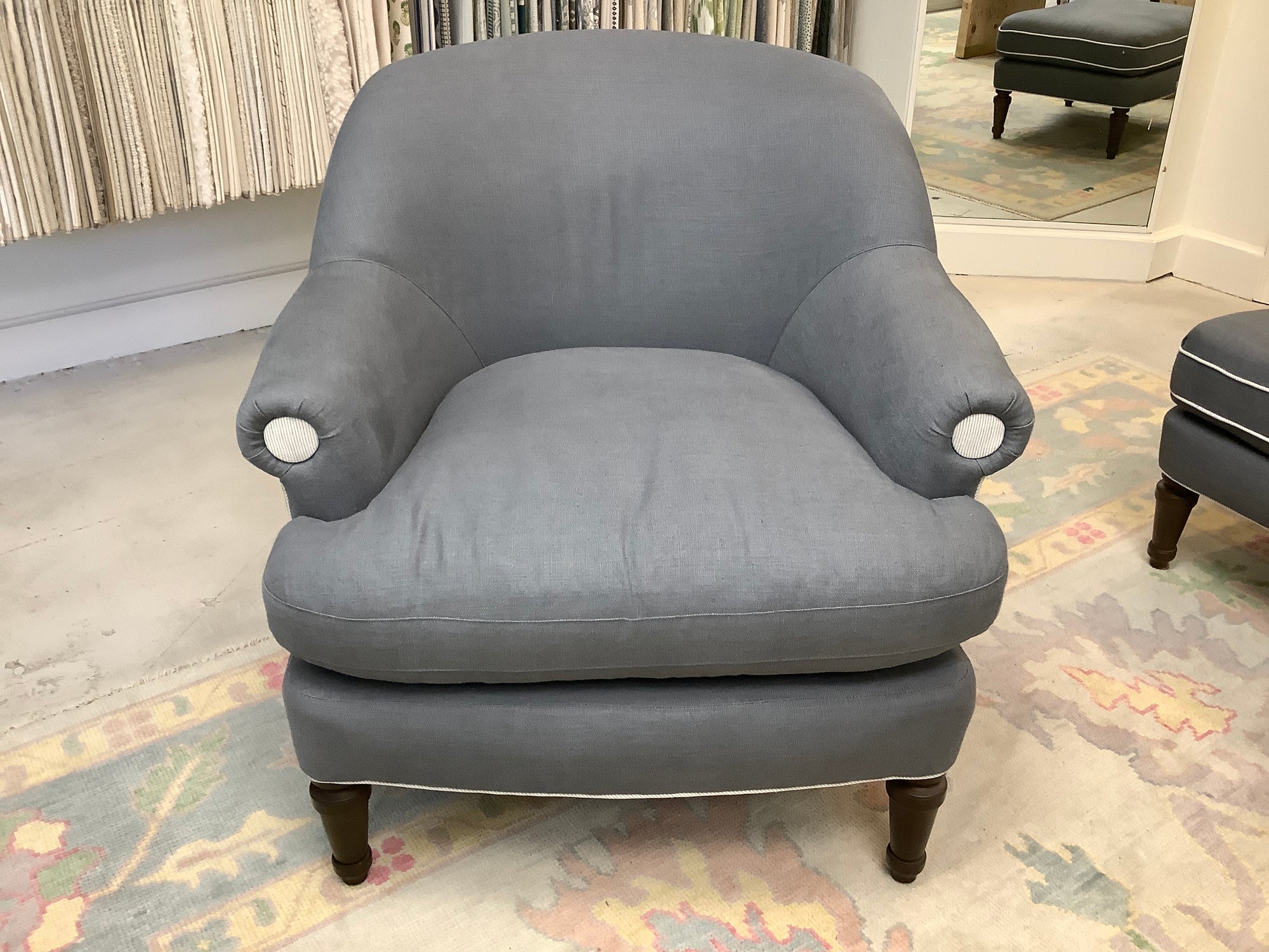 Lee Button Chair in Pavilion Slate