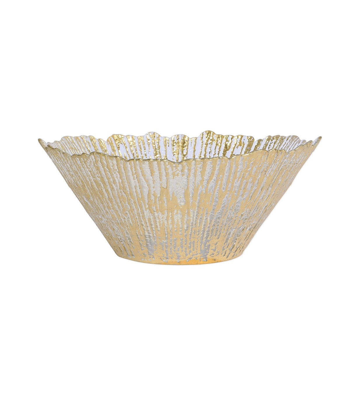 Vietri Rufolo Deep Gold Glass Bowl