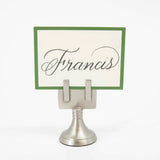 Silver Place Card Holder