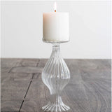 Ottico  Glass Short Bud Vase/Candleholder