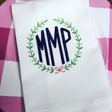 Diamond Damask/Hemstitch Huck Towel