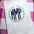 Monogrammed Diamond Damask/Hemstitch Huck Towel