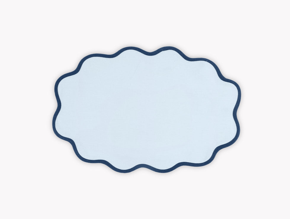 Scallop Edge Oval Placemat