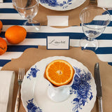Classic Stripe Table Runner- Navy