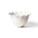Signature White Ruffle Bowl