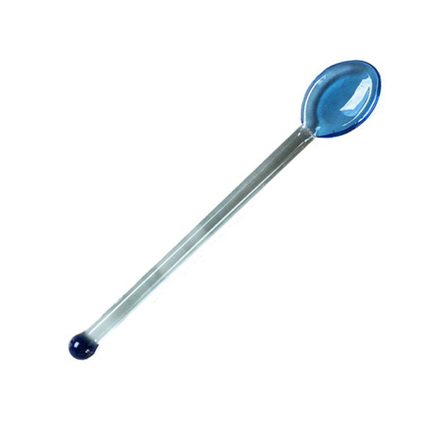 Blue-Small Glass Spoon