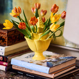 Yellow Artichoke Tulipiere Vase- Small