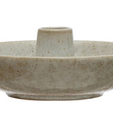 5” Round Stoneware Toothpick Holder