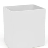 Lacca White Wastebasket