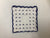 Blue Scallop Dot Coaster/Napkin