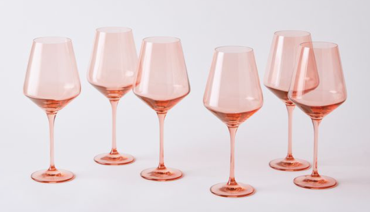 Estelle Colored Wine Stemware