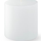 3x3 white unscented pillar