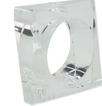 Crystal Napkin Ring - Clear