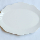 Scalloped Serving Oval
