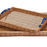 Small Wicker Tray with Handle