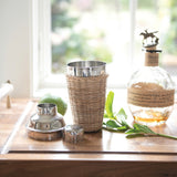 Cocktail Shaker with Rattan Sleeve