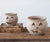 Jack-O-Lantern Terra Cotta Candle Holder- Large