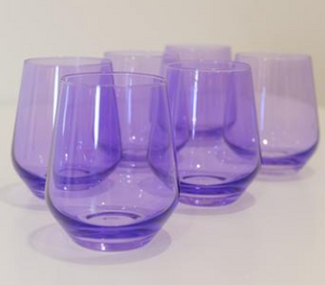 Estelle Colored Wine Stemless