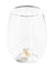 Golden Globe Stemless Wine Glass