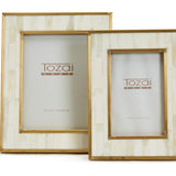 4x6 Photo Frame with Brass Border