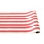 Classic Stripe Table Runner - Red