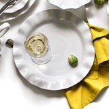 Signature White Ruffle Dinner Platter