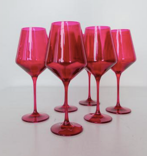 Estelle Colored Wine Stemware