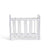 White Bamboo Vase with 5 Glass Holder