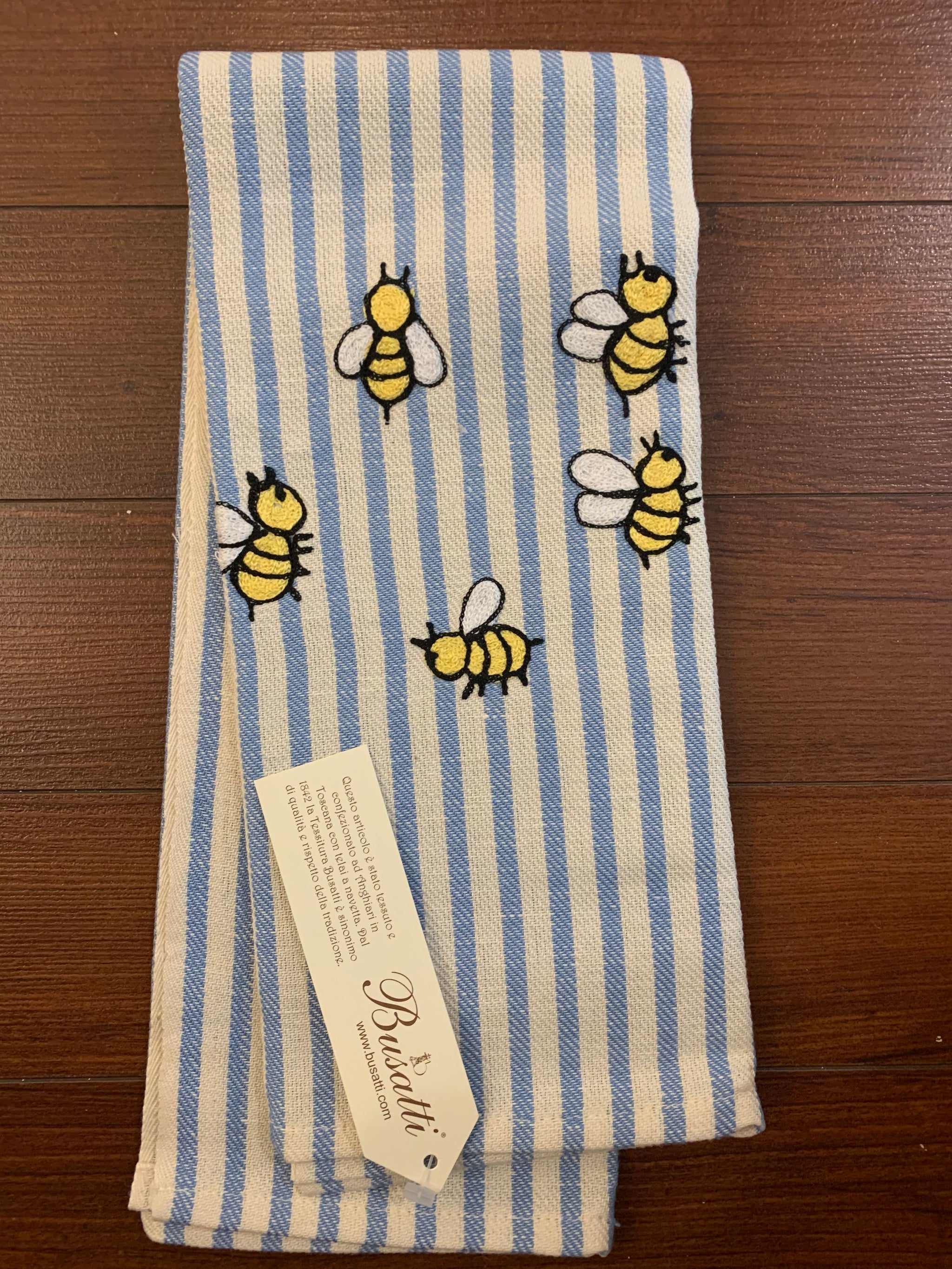 Bee Embroidered Guest Towel (Set of 2)