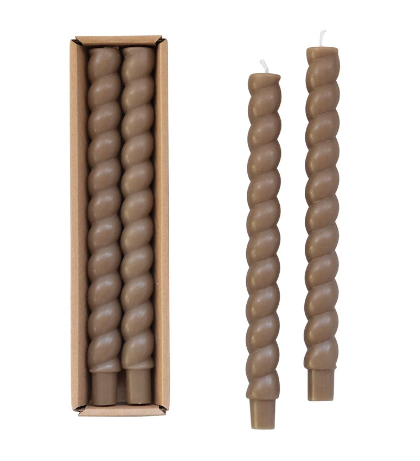 Twisted Taper-Olive 10”