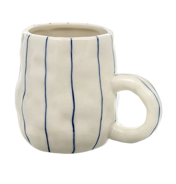 Laguna Mug, Stripe Blue