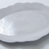 Scalloped Serving Oval