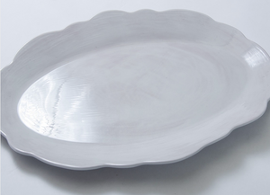 Scalloped Serving Oval
