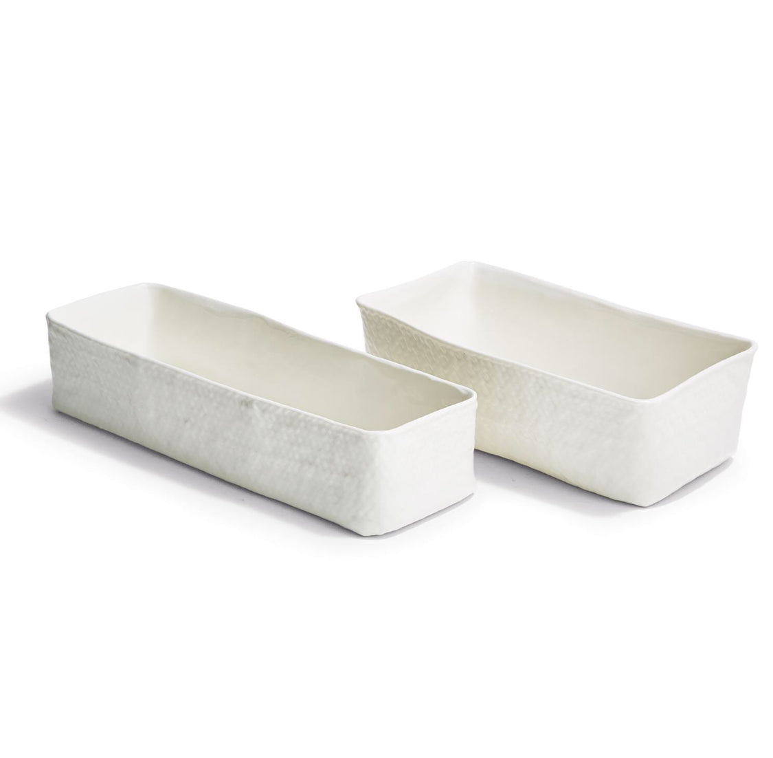 Basketweave Tray - Long