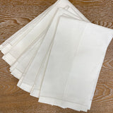 Hemstitch Linen Guest Towels