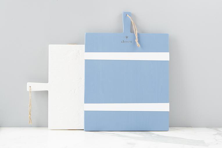 Etú French Blue White Rectangle MOD Charcuterie Board - Medium
